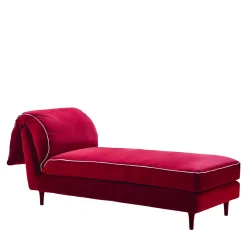 Letto da giorno in velluto Casquet Red Passion*Biosofa Outlet