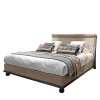 Letto in velluto di cotone e nabuk beige*Provasi Sale