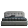 Letto King-size Sophie con Testiera con bottoni Grigio*Bodema Sale