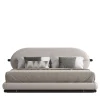 Letto Kokò in pelle e legno beige*CPRN Homood