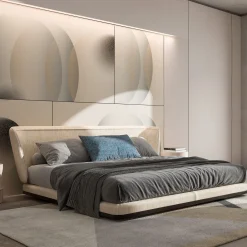 Letto matrimoniale crema*CPRN Homood Sale