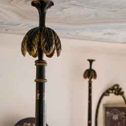 Letto matrimoniale Roma nero con corona di alloro*Porte Italia Best