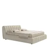 Letto Scervino 1909 in pelle bianca con contenitore*Franco Ferri Outlet