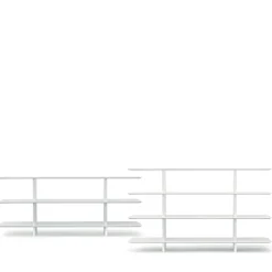 Libreria a 4 ripiani Shift White di Foster + Partners*Tecno Spa Clearance