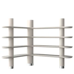 Libreria angolare Mina Greige*Ultramobili Discount