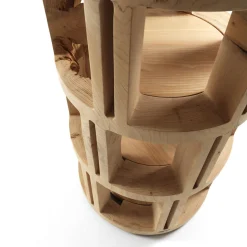 Libreria in cedro a 7 ripiani Torre Lignea di Michele De Lucchi*Riva 1920 Outlet