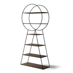 Libreria Key In Metallo Marrone*Montina Discount