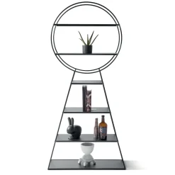 Libreria Key In Metallo Nero*Montina