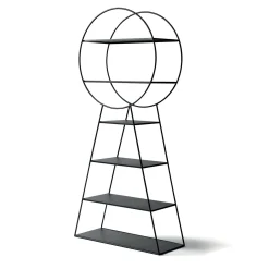 Libreria Key In Metallo Nero*Montina