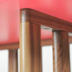 Libreria Lido a tre livelli in legno rosa*Medulum Hot