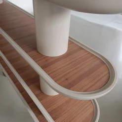 Libreria Mina 220 a 4 ripiani color greige*Ultramobili Discount