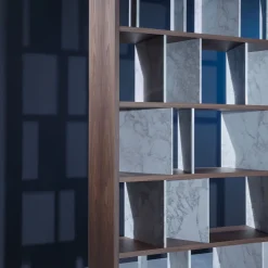 Libreria Moscova in colore moka*Exto Hot