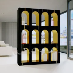 Libreria Portici in Marmo Sahara Noir di Sissy Daniele*Dimarmo Best