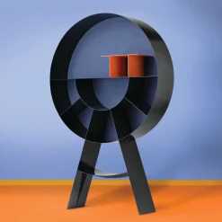 Libreria-scultura Blue Caos di Alessandro Guerriero*Officine Tamborrino Sale