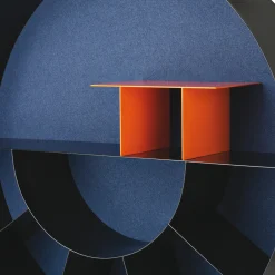 Libreria-scultura Blue Caos di Alessandro Guerriero*Officine Tamborrino Sale