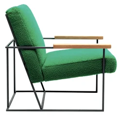 Lounge Chair Gotham in verde*Epònimo New