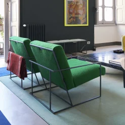 Lounge Chair Gotham in verde*Epònimo New