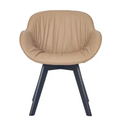 Lup Boheme Beige Lounge Chair*Real Piel Best