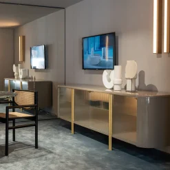 Madia Tecla in vetro e metallo di Marco Boga*Casamilano Outlet