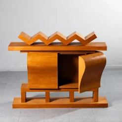 Mobile Annalou E La Fata Verde in Rovere Arancione*Paolo Pallucco New