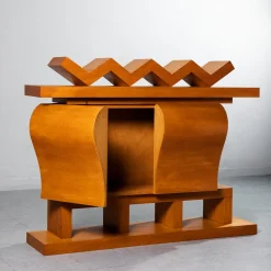 Mobile Annalou E La Fata Verde in Rovere Arancione*Paolo Pallucco New