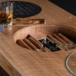 Mobile Bar Arca Vinaria con Pietra Lavica*Davide Palardi Outlet