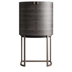 Mobile bar curvo in noce scuro*CPRN Homood