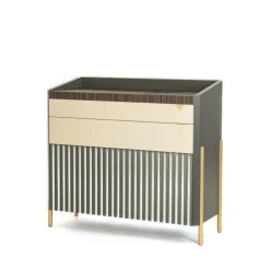 Mobile bar in ebano e marmo*Lebanto Discount