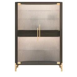 Mobile bar marrone a due ante con luce LED*Morello Gianpaolo Sale