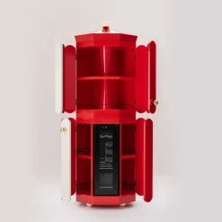 Mobile Bar Pollock Bianco e Rosso*altreforme Outlet