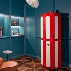 Mobile Bar Pollock Bianco e Rosso*altreforme Outlet