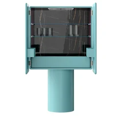 Mobile bar Regis a 2 porte in turchese*Ultramobili Hot