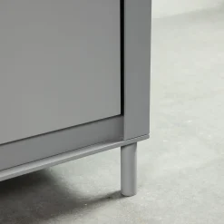 Mobile in Legno Laccato Grigio Opaco #C*Paolo Pallucco Best