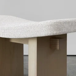 Nara Cocò Desert Storm And White Oak Stool*Secolo Best