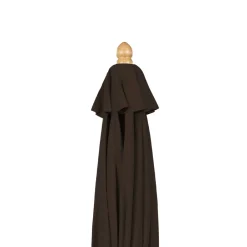 Ombrellone rotondo da esterno marrone scuro*Telami Clearance