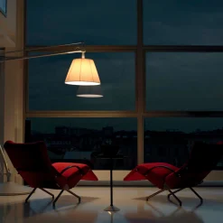 P40 Poltrona lounge rossa e nera di Osvaldo Borsani*Tecno Spa Best