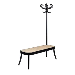 Panca appendiabiti nera di Front*Gebrüder Thonet Vienna GmbH (GTV) – Wiener GTV Design Hot