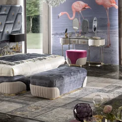 Panca imbottita in cristallo*Morello Gianpaolo Sale