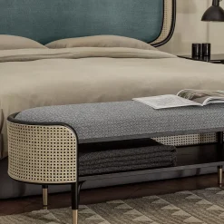 Panca Mos con cuscino parziale di GamFratesi*Gebrüder Thonet Vienna GmbH (GTV) – Wiener GTV Design Sale