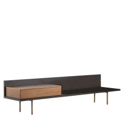 Panca Plank in noce e frassino nero*Pacini & Cappellini Sale