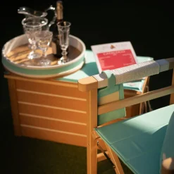 Panca porta scarpe turchese*Marricreo Discount