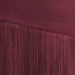 Panchina bordeaux con frange*Lorenza Bozzoli Couture