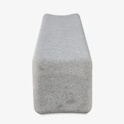 Panchina da esterno in pietra peperino grigia Tinia*Veltha Outdoor Stone Design Best