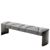 Panchina in pelle grigio Mirage*Giorgio Collection Sale