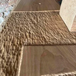 Panchina in radica e frassino di Pietro Meccani*Meccani Design Discount