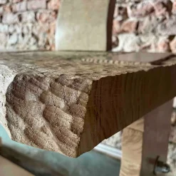 Panchina in radica e frassino di Pietro Meccani*Meccani Design Discount