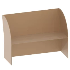 Panchina per esterni in alluminio marrone Coimbra 02*Marco Ripa New