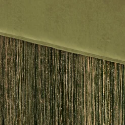 Panchina verde con frange*Lorenza Bozzoli Couture New