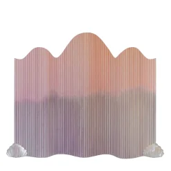 Paravento rosa Fluxus dipinto a mano*Pietrachiara Discount