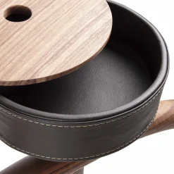 Patrick Servomuto in Legno di Noce con Base in Marmo Bianco*Durame Sale